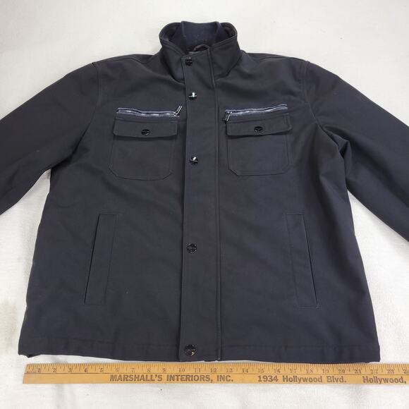 Michael Kors Jacket Womens Sz XL Black Designer Winter Fall Cold RN 121545 Coat - Picture 3 of 16